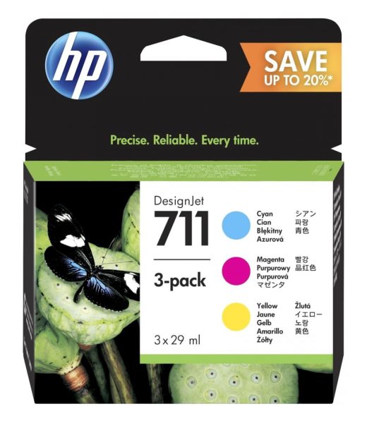 Комплект картриджей HP 711 (P2V32A)