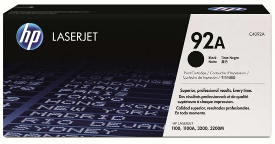 Картридж лазерный HP 92A (C4092A) черный