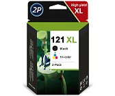 Комплект картриджей HP 121XL (CC641HE/CC644HE) OEM.ref цветной и черный