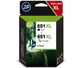 Комплект картриджей HP 651XL (C2P10AE/C2P11AE) OEM.ref цветной и черный