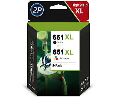 Комплект картриджей HP 651XL (C2P10AE/C2P11AE) OEM.ref цветной и черный