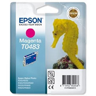 Картридж струйный Epson T0483 (C13T04834010) пурпурный