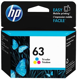 Картридж HP 63 (F6U61AA) цветной