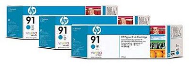 Картридж HP 91 (C9483A) 3 Ink Multipack