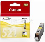 Картридж струйный Canon CLI-521Y желтый