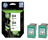 Комплект картриджей HP 134 (C9505HE) 2 цветных