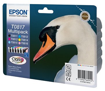 Комплект картриджей Epson T0817 (C13T08174A10/C13T11174A10)