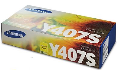 Картридж Samsung CLT-Y407S (Потертая упаковка)