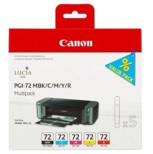 Комплект картриджей Canon PGI-72 (6402B009) 5 цветов