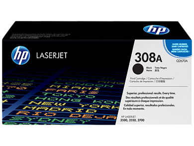 Картридж лазерный HP 308A (Q2670A) черный