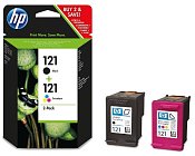 Комплект картриджей HP 121 (CN637HE) цветной и черный