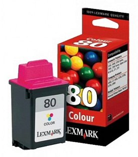 Картридж Lexmark №80 (12A1980E) цветной 