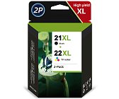 Комплект картриджей HP 21XL/22XL (C9351CE/C9352CE) OEM.ref цветной и черный