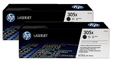 Картридж HP 305XD (CE410XD) Dual Pack