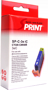 Картридж SP BCI-3eC (4480A002) для Canon, голубой
