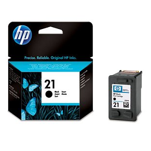 Картридж струйный HP 21 (C9351AE) черный