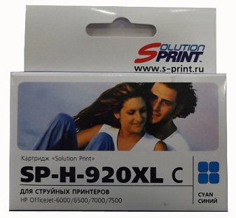 Картридж SP 920XL (CD972AE) для HP голубой