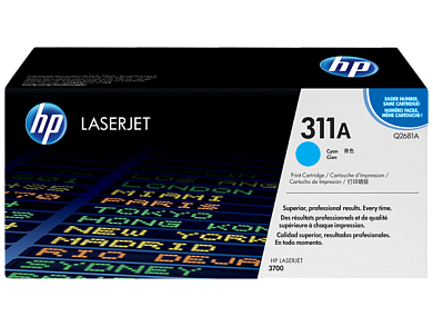 Картридж лазерный HP 311A (Q2681A) голубой