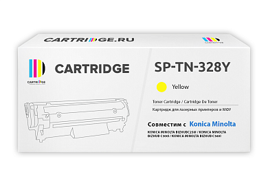 Картридж SP TN-328Y для Konica Minolta желтый