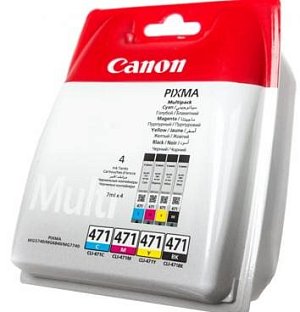 Комплект картриджей Canon CLI-471 (4 цвета)