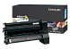 Картридж лазерный Lexmark 10B031 желтый оригинальный