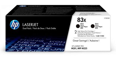 Картридж HP 83X (CF283XF) Dual Pack