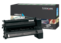 Картридж лазерный Lexmark 10B041 (Return Program) голубой оригинальный