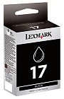 Картридж струйный Lexmark №17 (10NX217E) черный