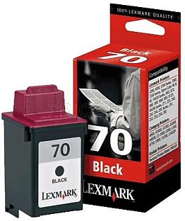 Картридж струйный Lexmark №70 (12AX970E) черный