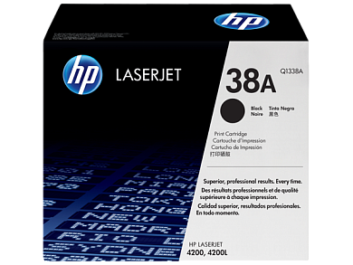 Картридж лазерный HP 38A (Q1338A) черный