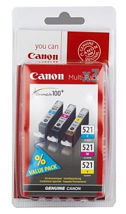 Комплект картриджей Canon CLI-521 (3 цвета)