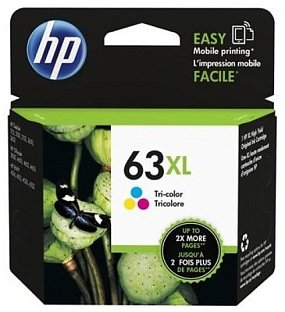 Картридж HP 63XL (F6U63AA) цветной