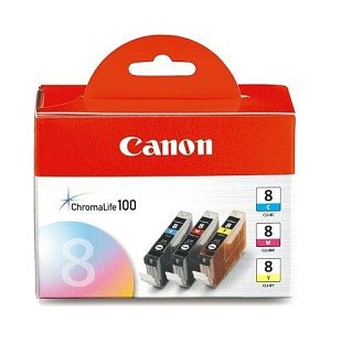 Комплект картриджей Canon CLI-8 (3 цвета)