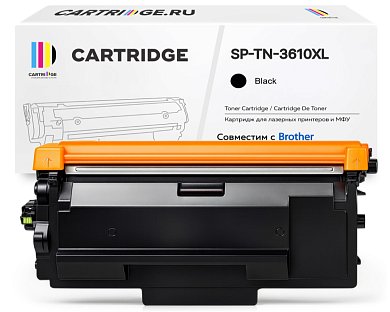 Картридж SP TN-3610XL для Brother черный (с чипом)