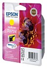 Картридж струйный Epson T0734 (C13T07344A10/ C13T10544A10) желтый