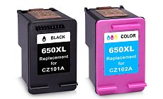 Комплект картриджей SP 650XL (CZ101AE/CZ102AE) для HP цветной и черный
