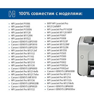 Картридж SP CE285A-CB435A-CB436A для HP черный